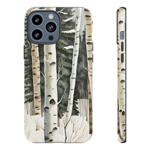 Winter Aspen Trunks - Impact Resistant Phone Case